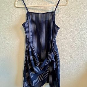 Short Wrap Sun Dress (NAVY)